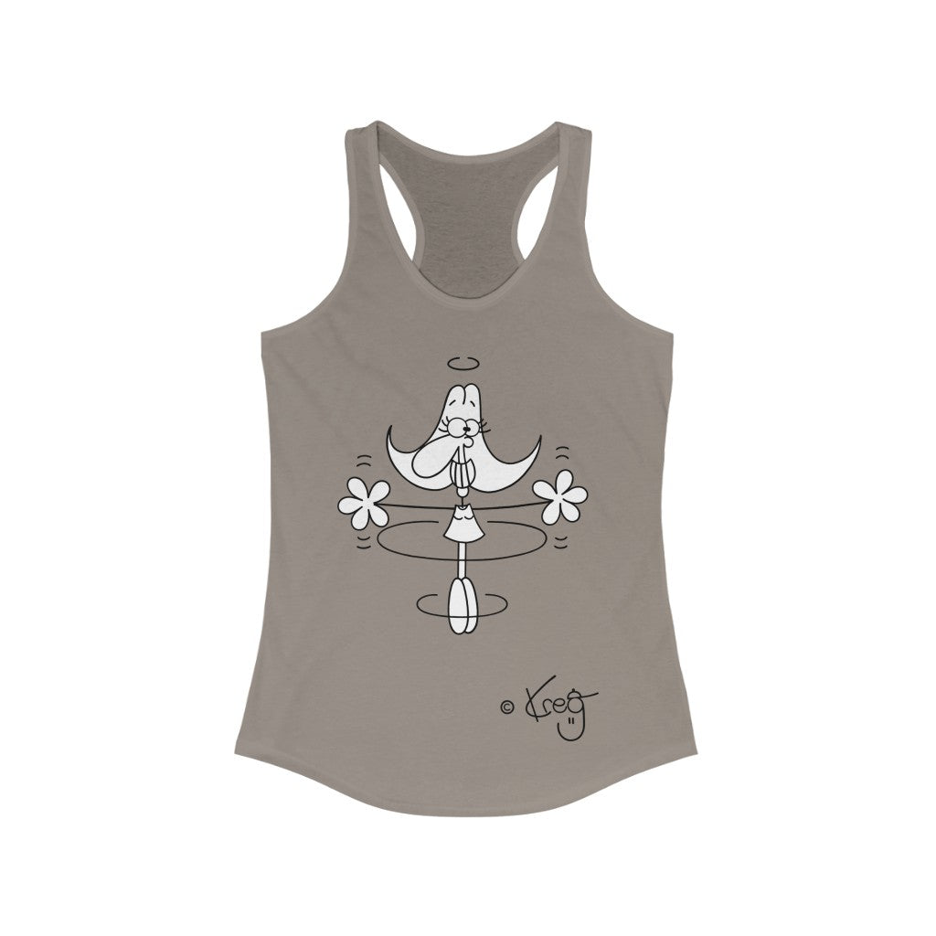 Happy Dancer,Women's Ideal Racerback Tank