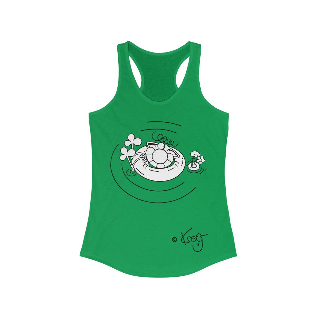 Inner Tube Dude,Women's Ideal Racerback Tank