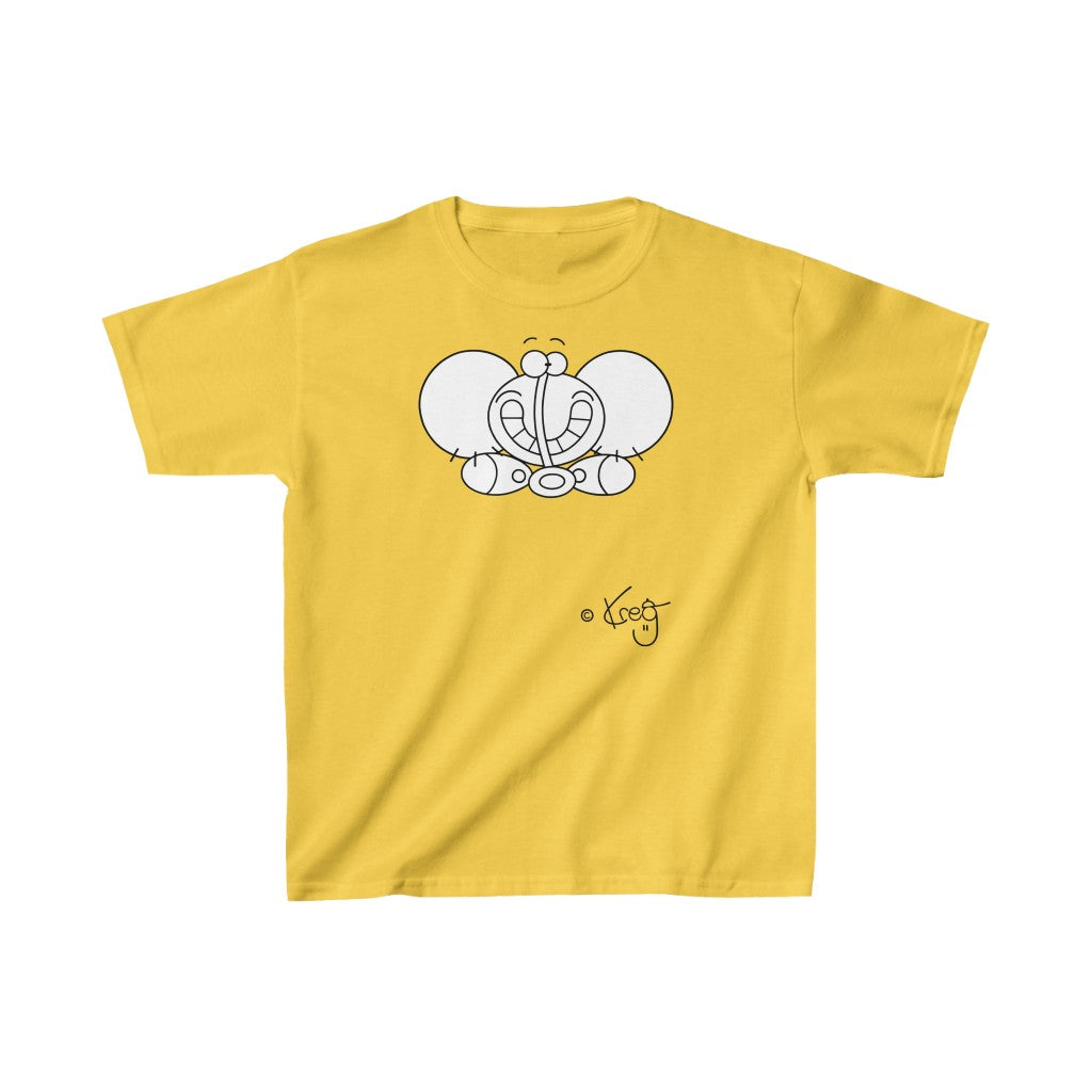 Smile Elephant,Kids Heavy Cotton™ Tee