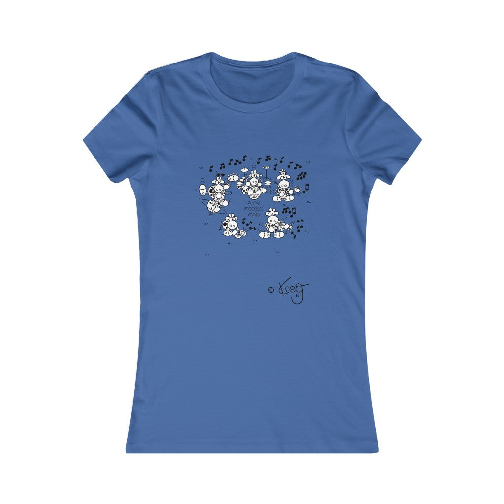 Moo's Band,Women's Favorite Tee