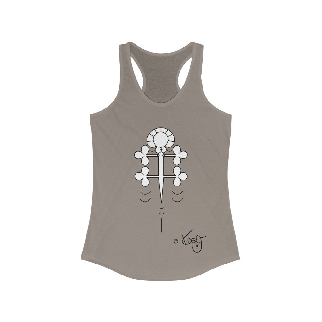 Leaping Lizard,Women's Ideal Racerback Tank