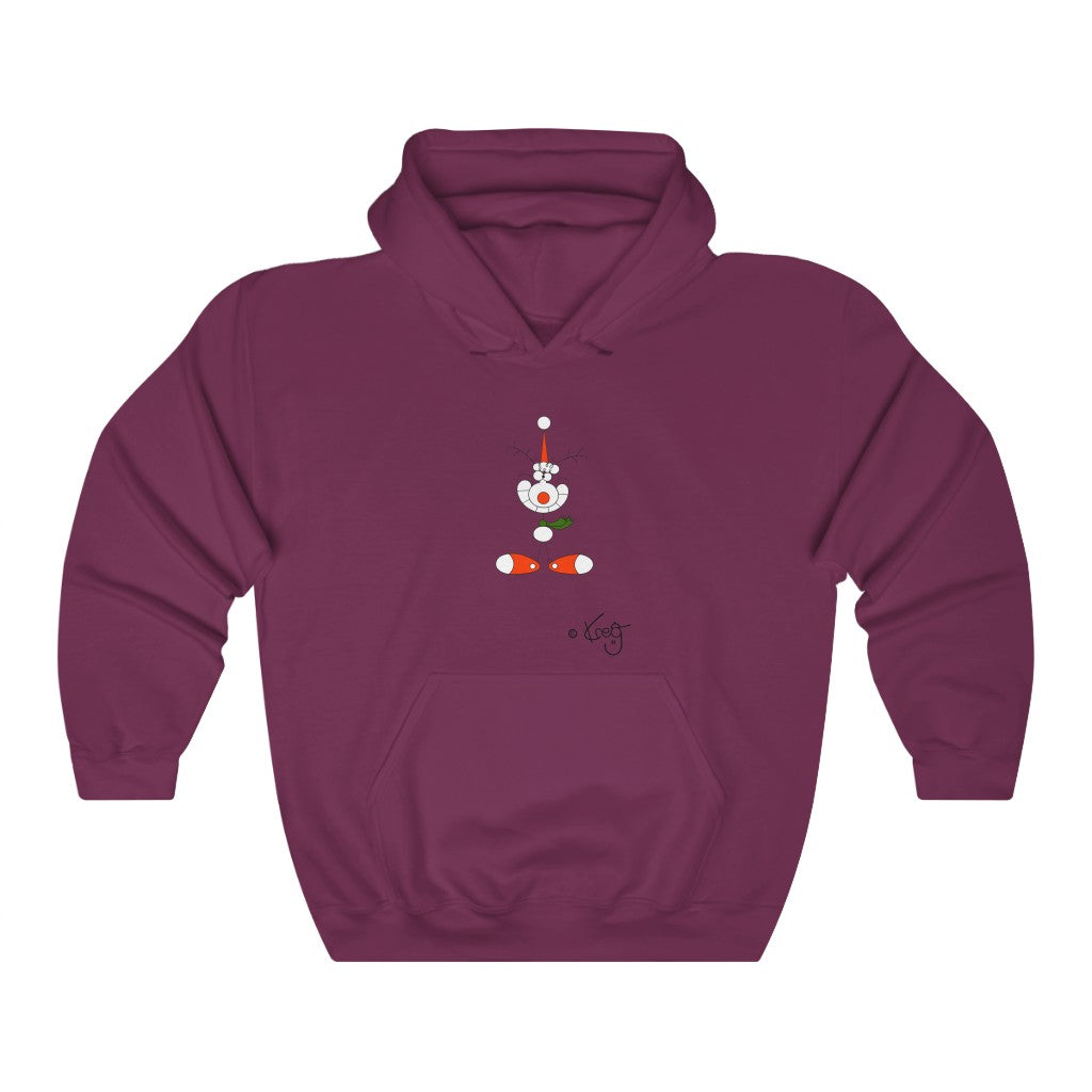 Smile Reindeer,Unisex Heavy Blend™ Hooded Sweatshirt