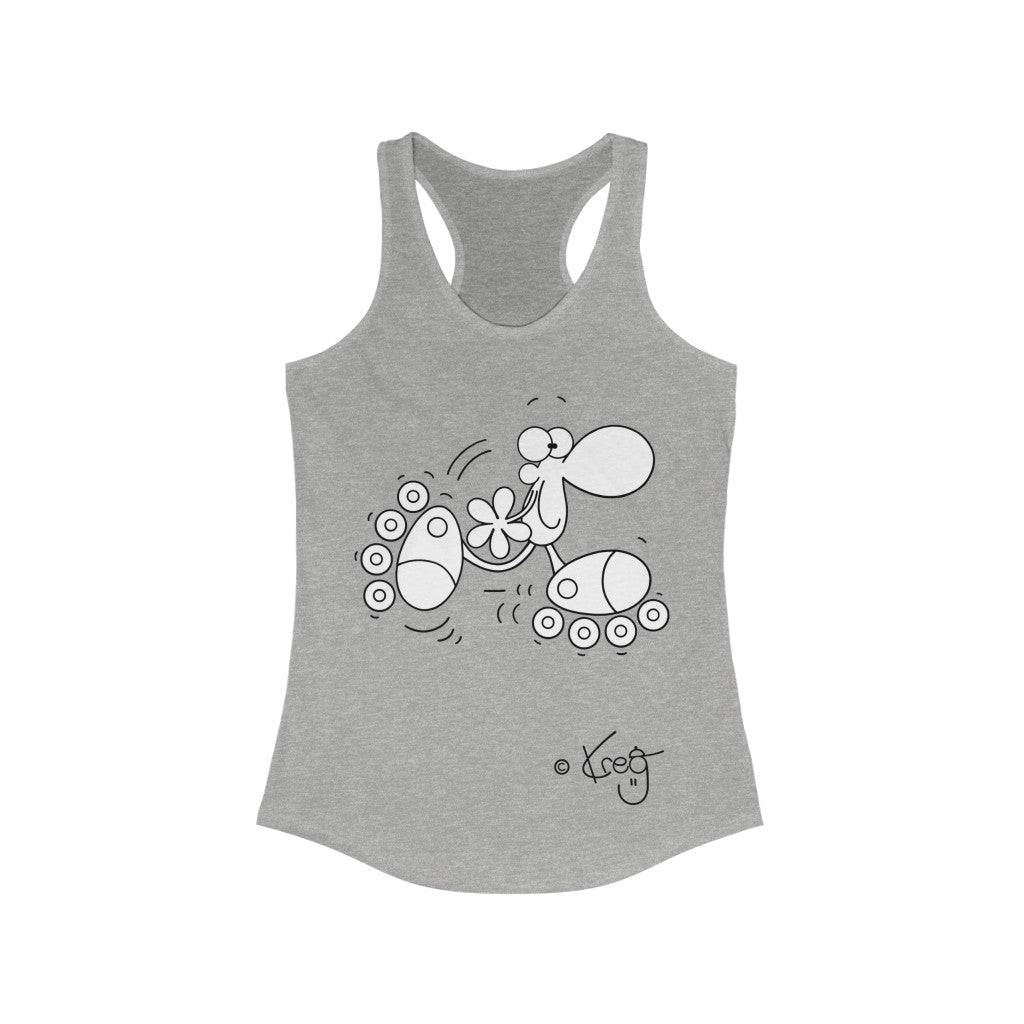 Rollerblader,Women's Ideal Racerback Tank