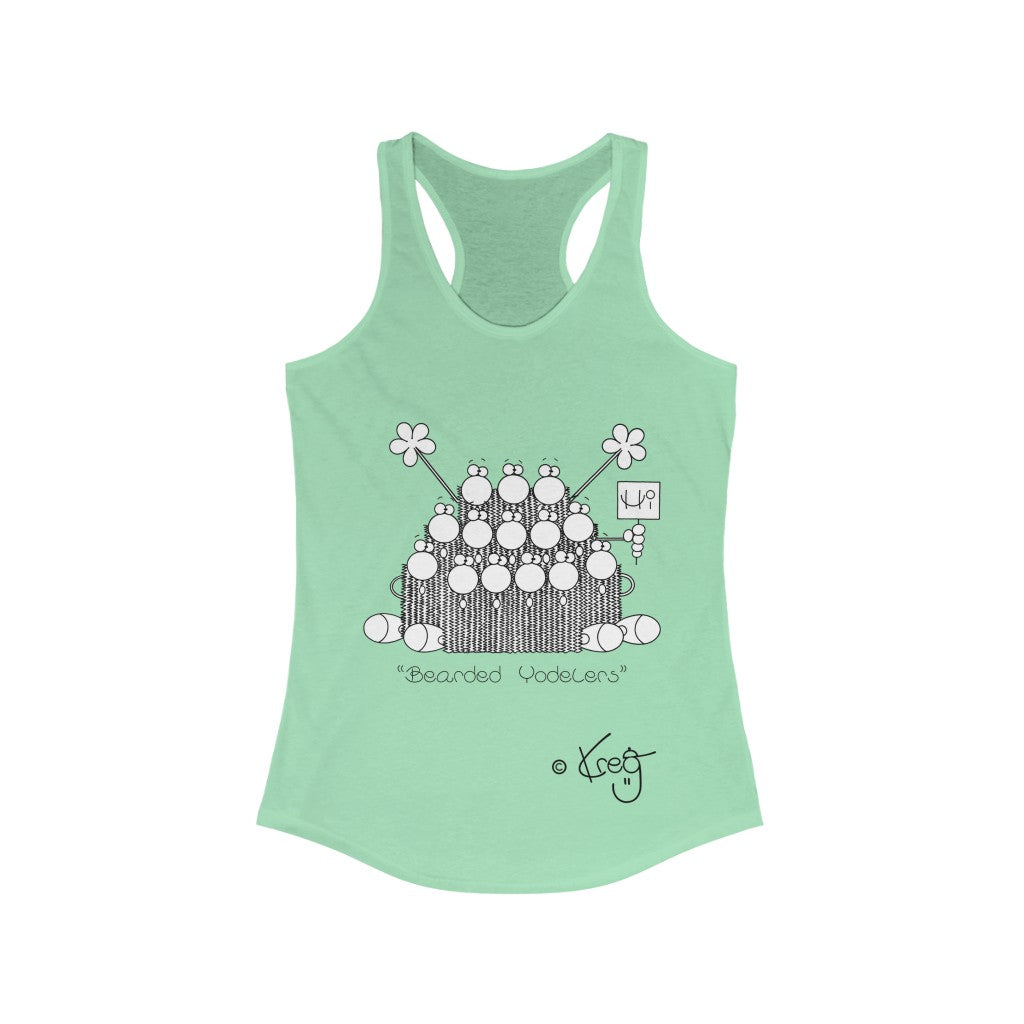 Bearded Yodelers,Women's Ideal Racerback Tank