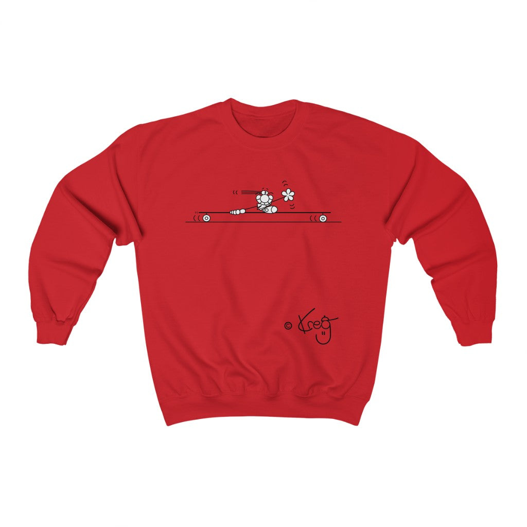 Longboarder,Unisex Heavy Blend™ Crewneck Sweatshirt