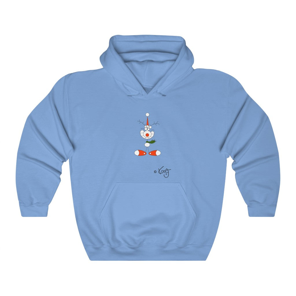 Smile Reindeer,Unisex Heavy Blend™ Hooded Sweatshirt