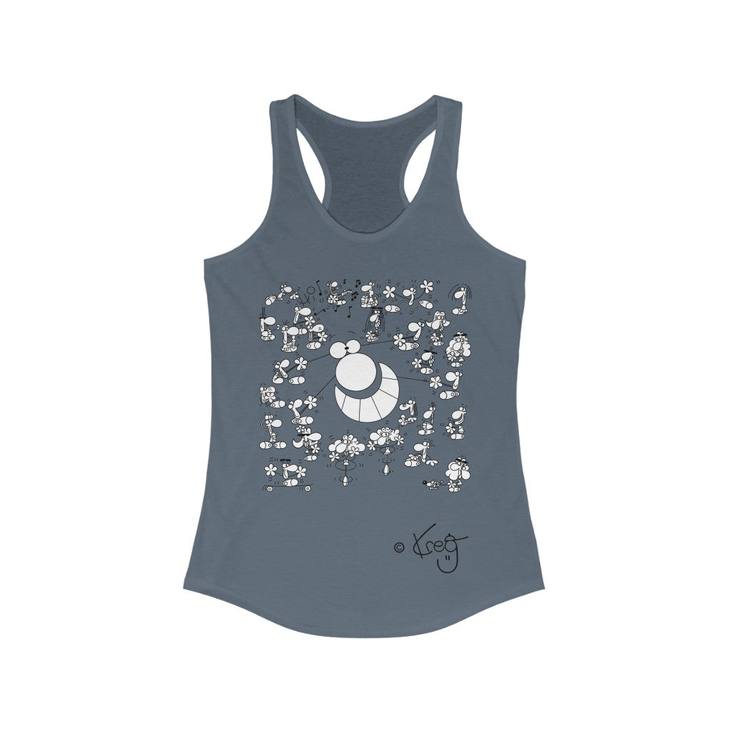 Street Art Performance,Women's Ideal Racerback Tank