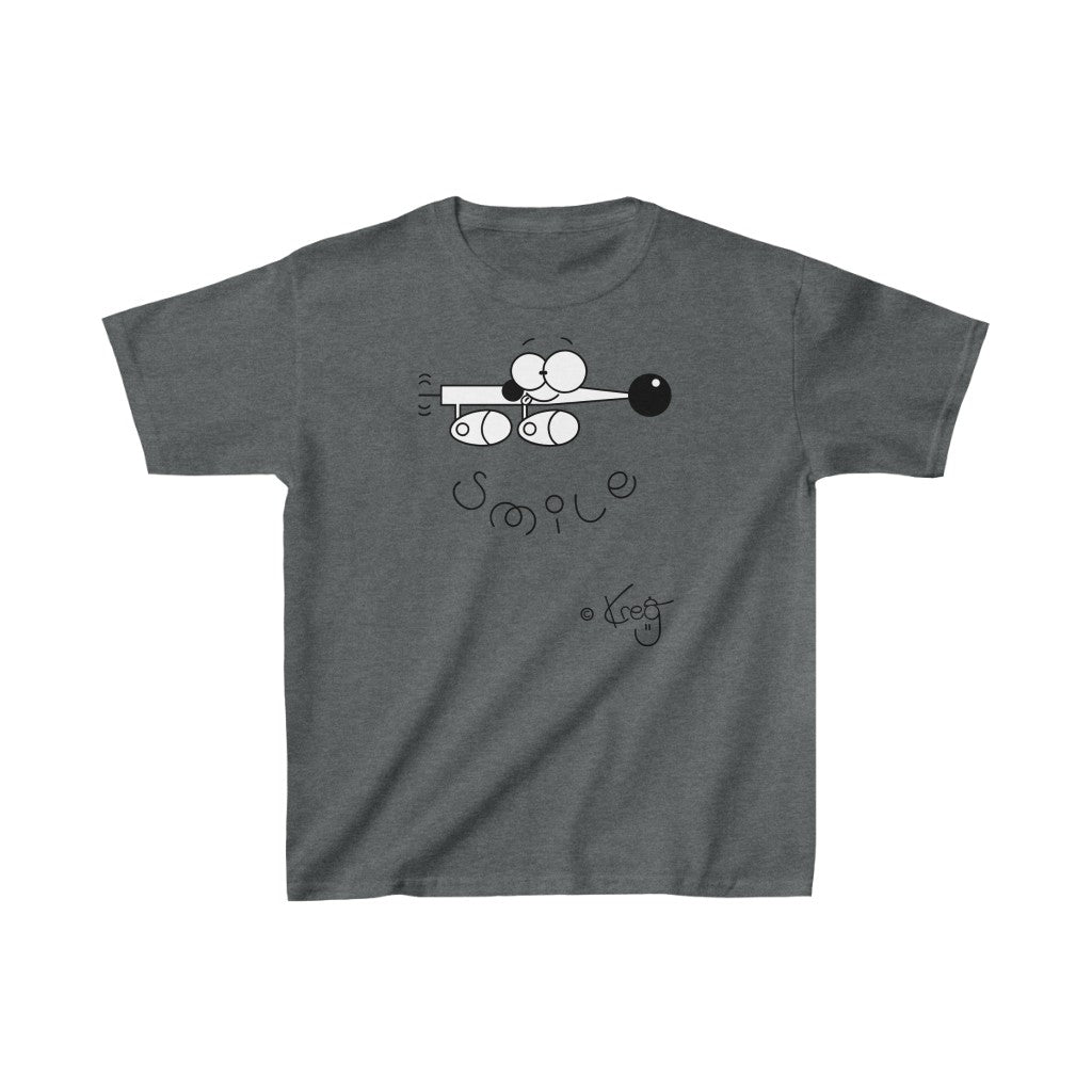 Wiener Dog Smile,Kids Heavy Cotton™ Tee