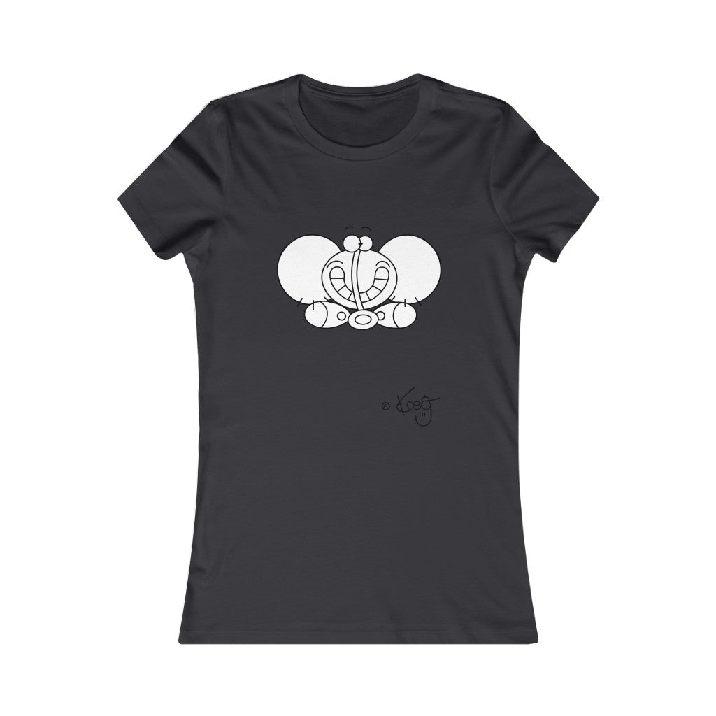 Smile Elephant,Women's Favorite Tee