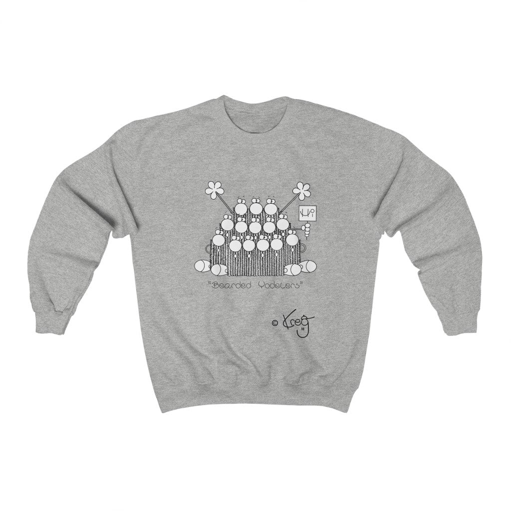 Bearded Yodelers,Unisex Heavy Blend™ Crewneck Sweatshirt