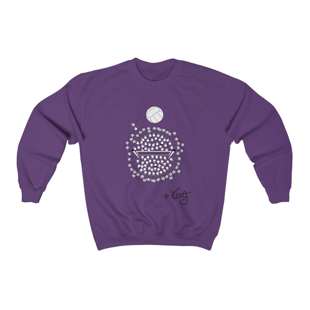 Volleyball Fun,Unisex Heavy Blend™ Crewneck Sweatshirt