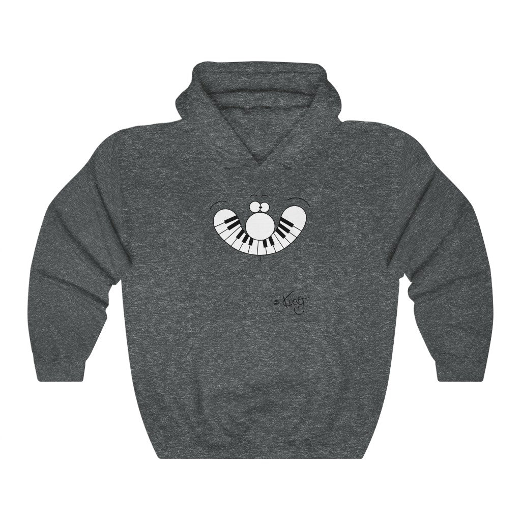 Smile Piano,Unisex Heavy Blend™ Hooded Sweatshirt