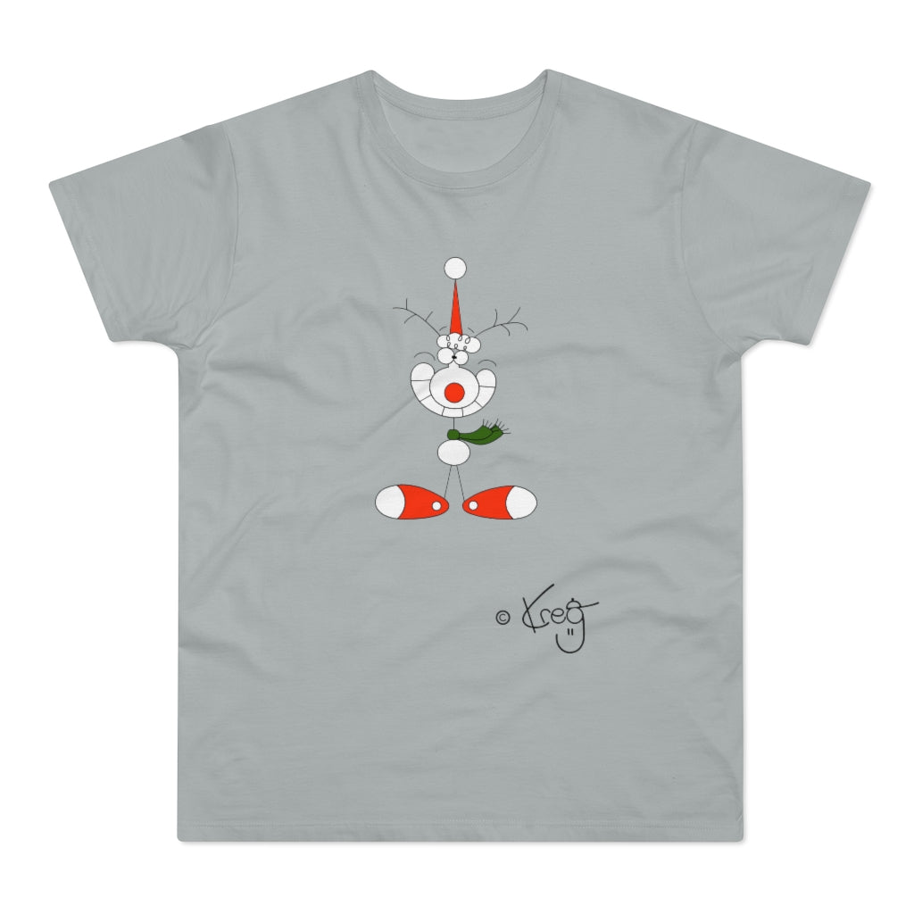 Smile Reindeer,Single Jersey Men's T-shirt